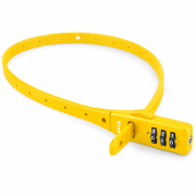 VINZ Aspen Helmslot / Racefiets Slot / Skislot - Geel