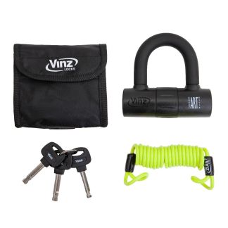 VINZ Dinara Schijfremslot ART4 - Zwart