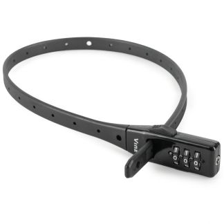 VINZ Aspen Helmslot / Racefiets Slot / Skislot - Zwart	