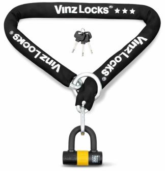 VINZ Kungur Scooterslot ART 3 - 120cm (past door spaakwiel)